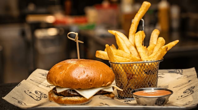 Burger Deluxe.