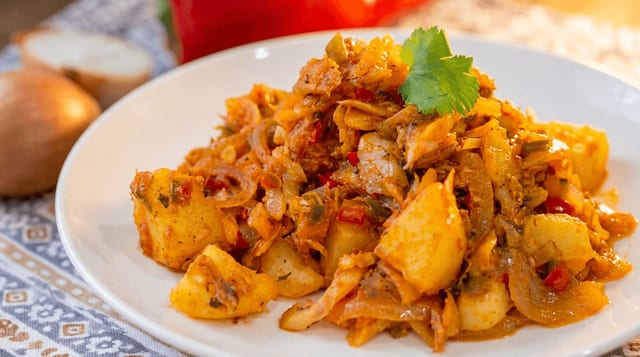 Bacalao Guisado (Cod Fish Stew).