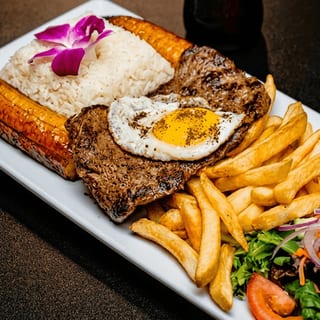 Bistec a lo Pobre