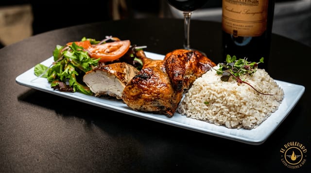 1/4 Rotisserie Chicken Lunch Special.